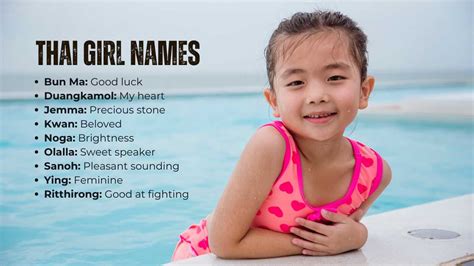 full name of thailand|thailand names for girls.